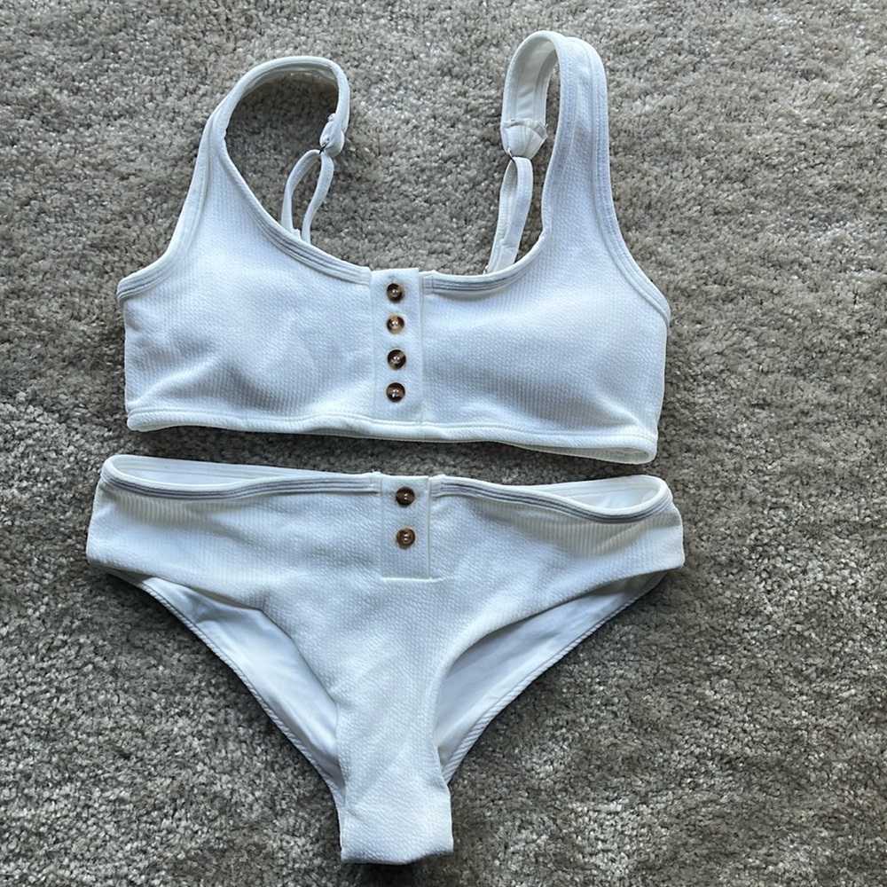 NWOT white bikini